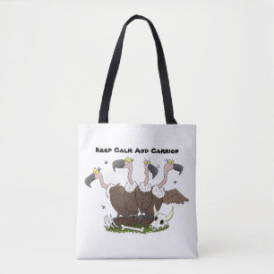 Tote Bag Dessin de l'humour vautours drôle