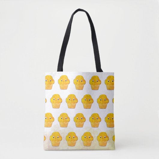 Tote Bag Dessin de muffin mignon (Devant)