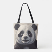 Tote Bag Dessin de Panda (Dos)