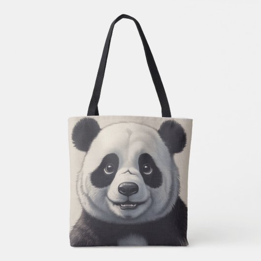 Tote Bag Dessin de Panda (Dos)