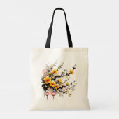 Tote Bag Dessin d'encre de Hoa Mai Bonne année (Dos)