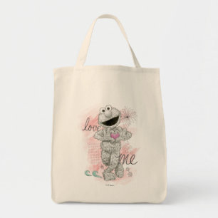 Tote Bag Dessin d'esquisse Elmo B&W