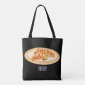 Tote Bag Dessin du Croissant (Dos)