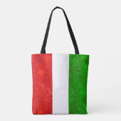 Tote Bag Dessin du drapeau italien (Dos)