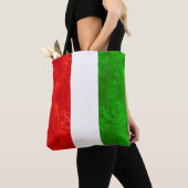 Tote Bag Dessin du drapeau italien (De près)