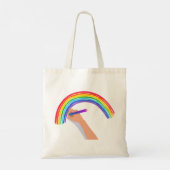 Tote Bag Dessin d'un arc-en-ciel (Dos)