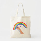 Tote Bag Dessin d'un arc-en-ciel (Devant)