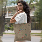 Tote Bag Dessin en mode foncé Fox