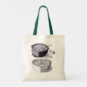 Tote Bag Dessin en niveaux de gris de plusieurs visages dan (Dos)