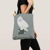 Tote Bag Dessin fantaisiste d'Hedwig avec lettre (De près)