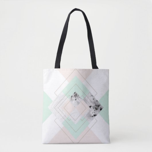 Tote Bag Dessin géométrique de style moderne (Devant)