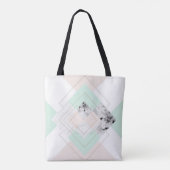 Tote Bag Dessin géométrique de style moderne (Dos)
