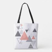 Tote Bag Dessin géométrique scandinave abstrait (Dos)