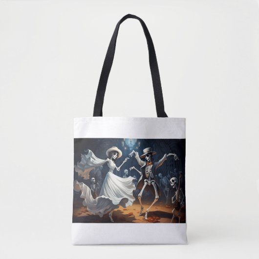 Tote Bag Dessin Halloween Swing Dance (Devant)