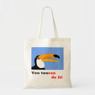 Tote Bag Dessin humoristique amusant Toucan bird blague ond