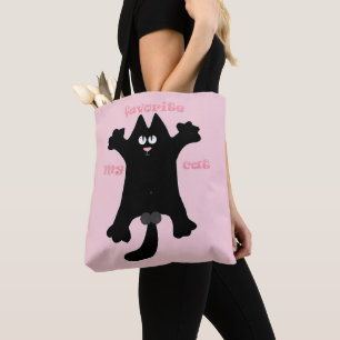 Tote Bag #dessin humoristique #drôle #chat jeter un oreille