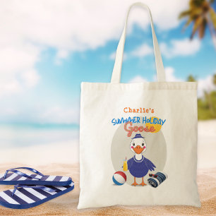 Tote Bag Dessin Rétro Canard Fou Vacances D'été Drôles