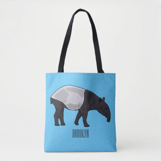 Tote Bag Dessin sur Tapir (Devant)