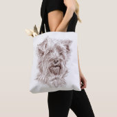 Tote Bag Dessin Yorkshire Terrier (De près)