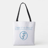 Tote Bag Dessinez-le pour le savoir Skull Fourre-tout (Dos)