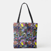 Tote Bag Dessins animés de teckel (Dos)