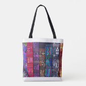 Tote Bag Dessins textiles guatémaltèques (Dos)