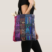 Tote Bag Dessins textiles guatémaltèques (De près)