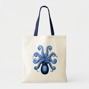 Tote Bag Dessous bleu vintage du poulpe 1
