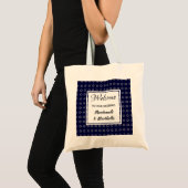 Tote Bag Destination Mariage Bienvenue STAR DE DAVID Custom (Devant (produit))