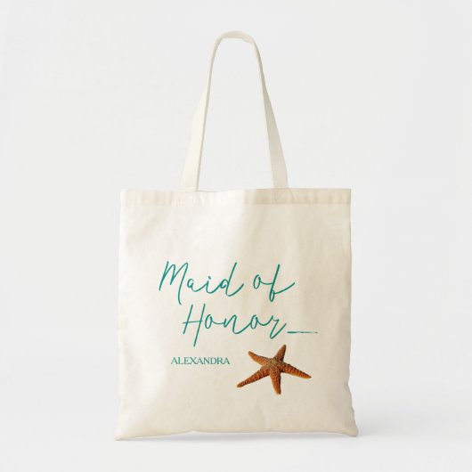 Tote Bag Destination plage étoile de mer mariage bonne d'ho (Devant)