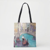 Tote Bag Destinations | Aquarelle Venise Gondola Ride (Devant)