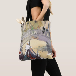 Tote Bag Destinations Venice Plein Air Gondola Ride