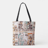 Tote Bag Détail d'un codex maya (Dos)