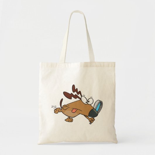 Tote Bag Détecteur de chien avec verre grossissant (Devant)