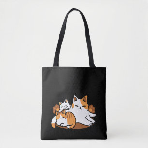 Tote Bag Détendez-vous Art Chat - 'Laze Furr Days' pour les