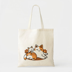 Tote Bag Détendez-vous Art Chat - 'Laze Furr Days' pour les