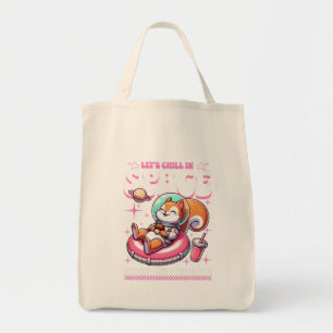 Tote Bag Détente dans l'espace Illustration d'astronaute mi