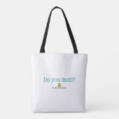 Tote Bag Détenteur de canard de croisière familiale (Dos)