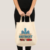 Tote Bag Detroit Michigan États-Unis (Devant (produit))