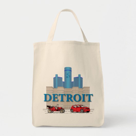 Tote Bag Detroit Michigan États-Unis (Devant)