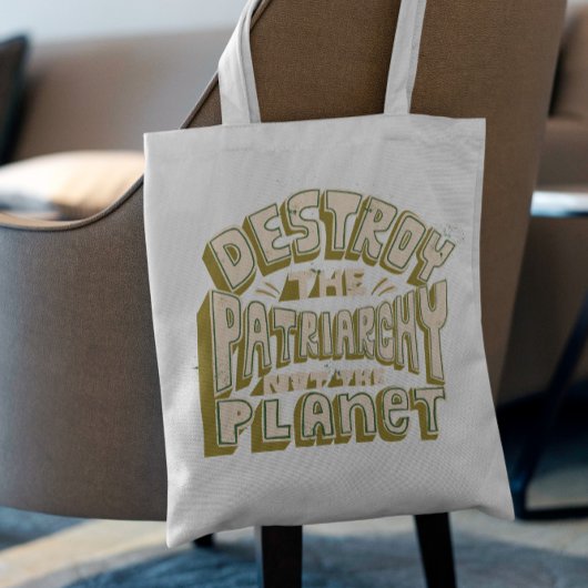 Tote Bag Détruire L'Écologie Du Patriarcat