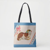 Tote Bag deux adorables chatons imprimés (Devant)