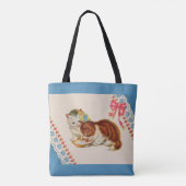 Tote Bag deux adorables chatons imprimés (Dos)
