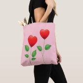 Tote Bag Deux Beaux Coeurs Enchanteurs (De près)