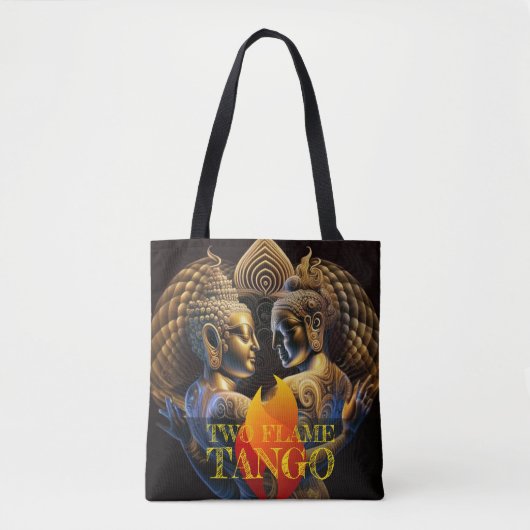 Tote Bag Deux bouddhas dansants Fourre-tout (Devant)