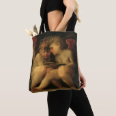 Tote Bag Deux Cherubs Lecture par Rosso Fiorentino, Angels (De près)