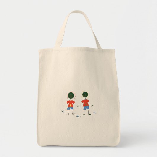 TOTE BAG DEUX CHIFFRES DE STICK. (Devant)