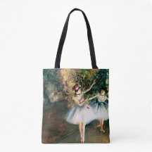 Deux danseurs sur une étape dégazent par