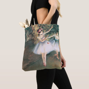 Tote Bag Deux danseuses sur une scène par Edgar Degas, Art