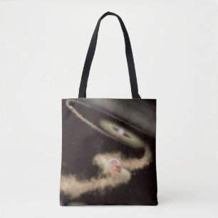 Tote Bag Deux Exoplanètes Géantes De Gaz Orbitant Une Jeune